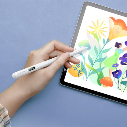 Stylet Tactile pour iPad Affichage LED, Détection d’Inclinaison, Palm Rejection et Fixation Magnétique