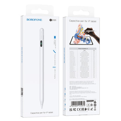 Stylet Tactile pour iPad Affichage LED, Détection d’Inclinaison, Palm Rejection et Fixation Magnétique
