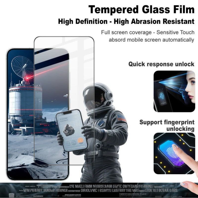 Protection en Verre Trempé HD pour Samsung Galaxy S26/S26+/S26Ultra Compatible Empreinte Digitale