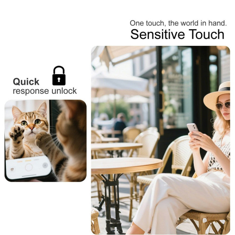 Protection en Verre Trempé HD pour Samsung Galaxy S26/S26+/S26Ultra Compatible Empreinte Digitale