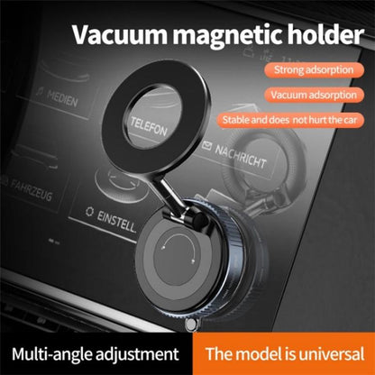 Support Téléphone Magnétique à Ventouse,Rotation 360° et Fixation Ultra Stable pour Voiture et Bureau