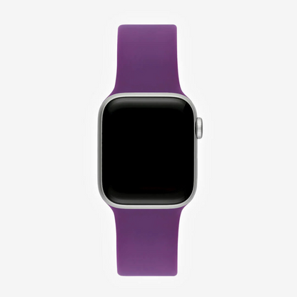 Bracelet en Silicone pour Apple Watch Series 9, Series 8 et Series 7 41 mm Violet