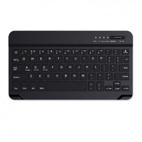 Clavier Bluetooth intelligent sans fil (8") Compatible avec tous les appareils compatibles Bluetooth noir