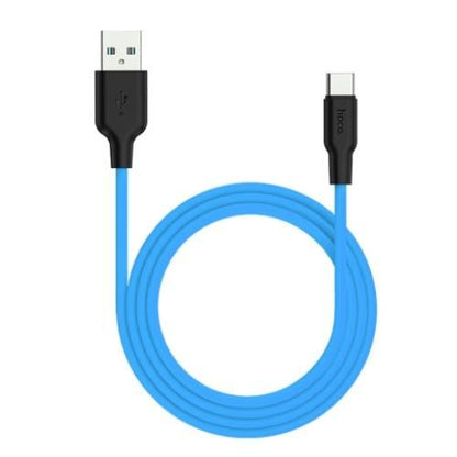 Cable USB to Type-C X21 Plus fluorescent charging data sync 3.0A  Food Grade silicone data cable 1M