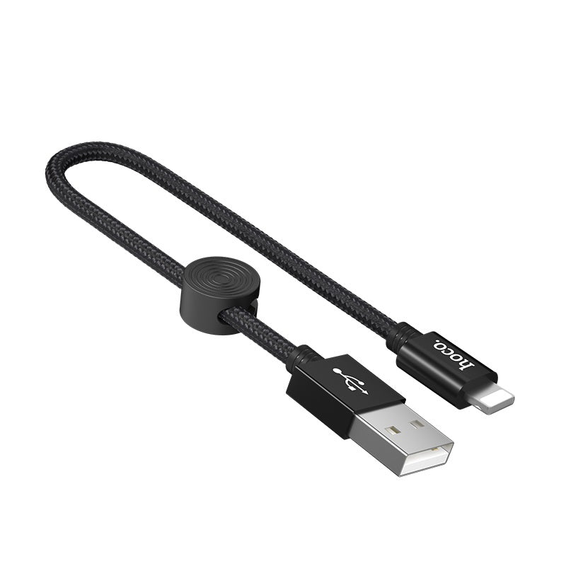 câble USB to Lightning câble de données de charge 0,25 m courant 2,4 A avec clip fil rond