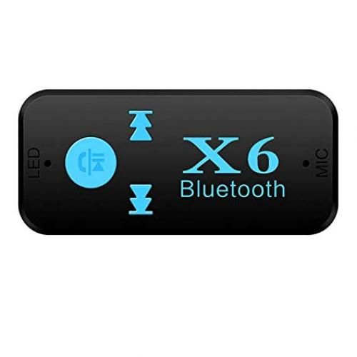 Récepteur Bluetooth sans fil 3.5mm AUX Adaptateur audio pour voiture avec micro et carte TF