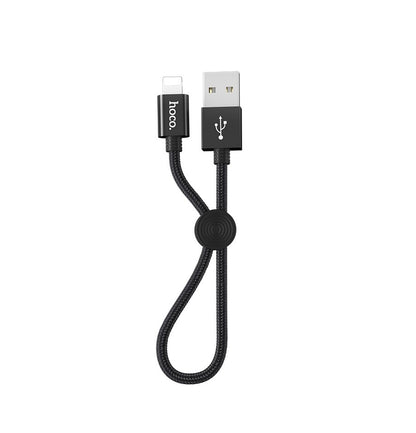 câble USB to Lightning câble de données de charge 0,25 m courant 2,4 A avec clip fil rond