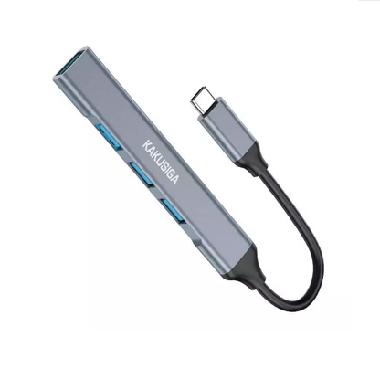 Adaptateur 4-en-1 Type C vers USB 3.0 5Gbps 480Mbps 9A (USB3.0), 5V0.5A (USB2.0)