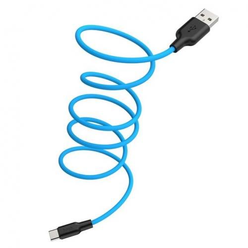 Cable USB to Type-C X21 Plus fluorescent charging data sync 3.0A  Food Grade silicone data cable 1M