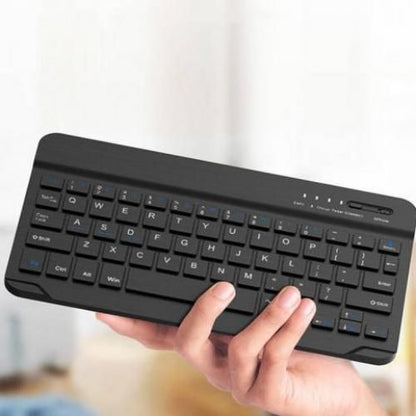 Clavier Bluetooth intelligent sans fil (10") Compatible avec tous les appareils compatibles Bluetooth noir