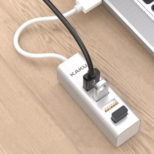 Câble adaptateur Hub pratique avec prise USB 2.0 et 4 connecteurs USB