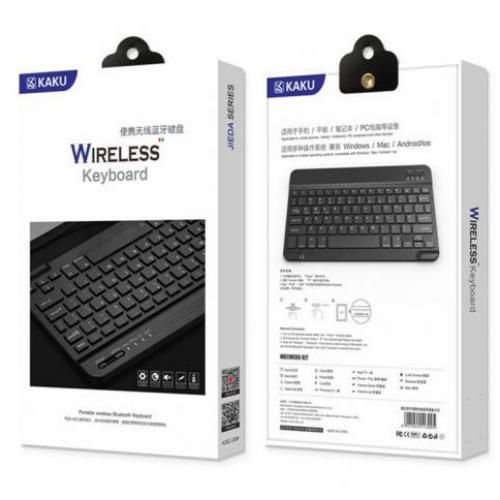 Clavier Bluetooth intelligent sans fil (10") Compatible avec tous les appareils compatibles Bluetooth noir