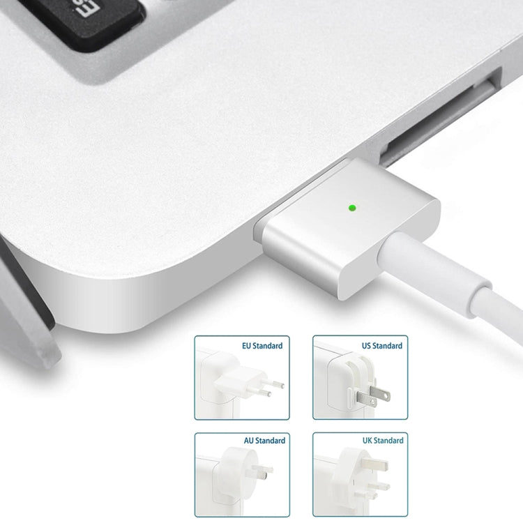 Adaptateur secteur MagSafe 2 pour MacBook, 45W 14.85V 3.05A Longueur du câble 5 broches 1.6M