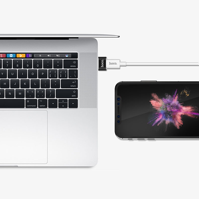 Adaptateur USB-A vers convertisseur de transfert de données Type-C<br>